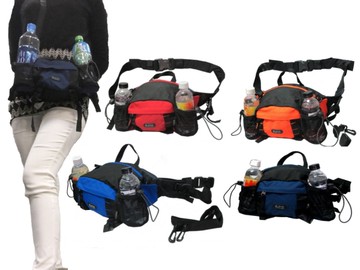 ~雪黛屋~MARDINGTOP 腰包中容量雙水瓶單車包超輕量防水尼龍布腰背肩斜背HEYE341