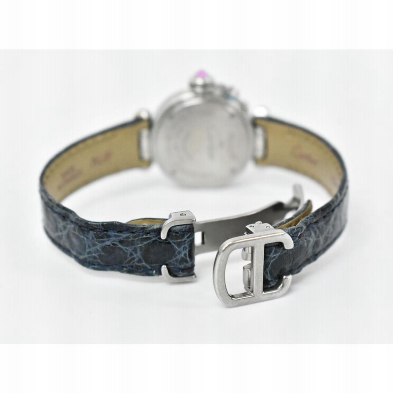 Obrey 純正 レザーベルト 10mm クロコダイル カルティエ 腕時計 革ベルト クロコダイル レディース グレー Cartier