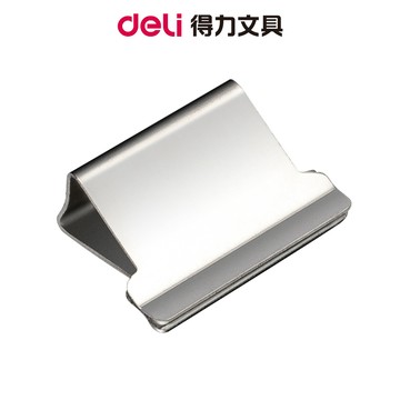 【Deli得力】非釘書針/8592/50枚｜免針釘書針 補充夾 裝訂夾 夾紙器 文件整理 紙張固定 可重複使用 辦公文具