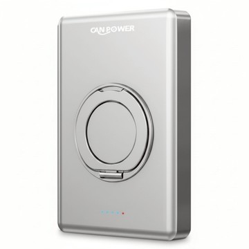 CAN POWER 防爆磁吸行動電源 10000mAh Type-C  銀色  CP-02