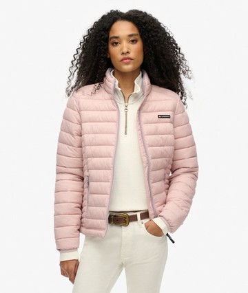Superdry Women's Fuji Lite Padded Jacket Pink Size: 6