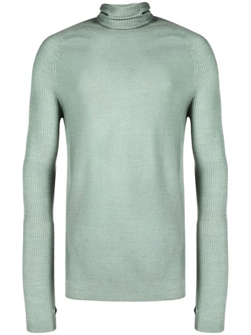 Holden - balaclava merino sweatshirt - men - Merino - XL - Green