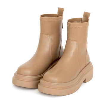 D+AF 安可返場輕量底素面瘦瘦短靴