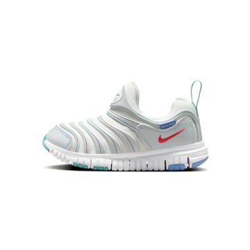 Nike Dynamo Free 中童 淺藍 毛毛蟲 套入式 無鞋帶 休閒 緩震 運動 休閒鞋 343738-105