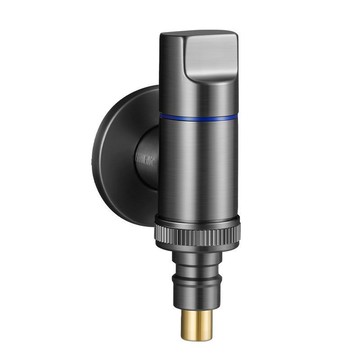 【限時特惠】全銅洗衣機專用水龍頭超短嘴接頭46分通用防脫落家用全自動止水閥