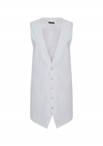 Ann Demeulemeester - Sien Gilet - Womens - White