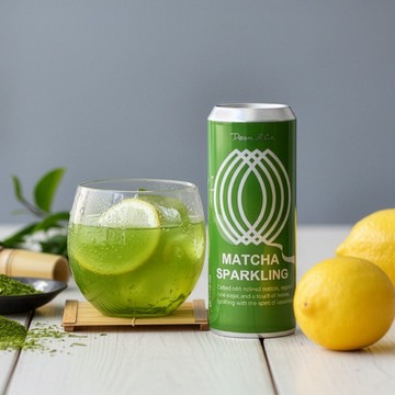 古森 I 抹茶氣泡飲(250ml)_清爽解膩/低糖/低卡/天然/健康首選