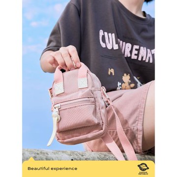 手機包斜挎女帆布大屏小巧輕便可愛迷你夏天2024新款