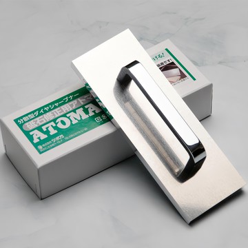 ATOMA附把整平石鑽石分散型顆粒荒目140番 輕鬆恢復磨刀石的平整度  1個