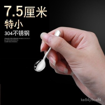 臺灣出貨⚡食品專用調料勺304不銹鋼食品級食鹽專用勺小勺子超迷你小勺家用 QDOP