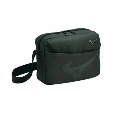 MIZUNO 美津濃 側背包 斜背包 小包 運動小包 隨身小包 墨綠 33TSC50238