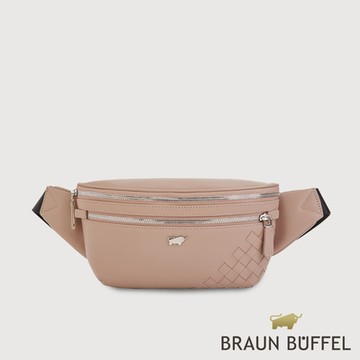 【BRAUN BUFFEL 德國小金牛】台灣總代理 墨菲斯 腰胸包-暖沙色/BF524-07-TT