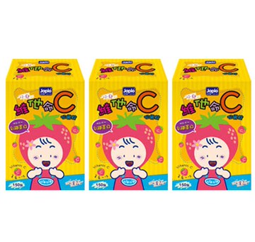 佳兒樂 小兒維他命C+乳鐵蛋白咀嚼錠 150錠 3盒入特惠組【德芳保健藥妝】