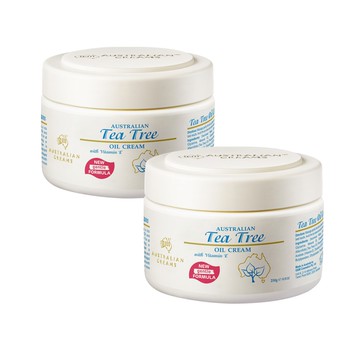 【澳洲 G&M】潤膚霜含維他命E 250g-2入組 (茶樹精油/檸檬茶樹)