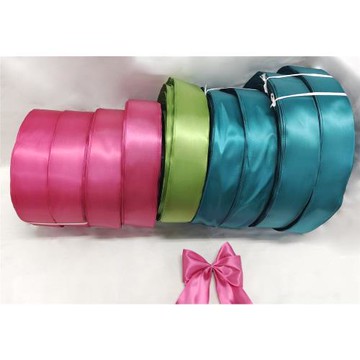 【整箱販售】節慶織帶65MM(2-1/2英吋寬、含鐵絲)/粉色/綠色/墨綠色/素面/婚禮/聖誕節/緞帶批發/蝴蝶結/緞帶王/包裝緞帶