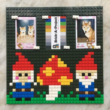 森林精靈積木玩具相架(尺寸: 26cm x 26cm)