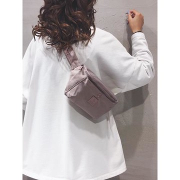 小包包男女通用多功能胸包跑步防潑水尼龍布手機包戶外拉鏈斜挎包