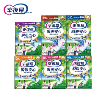 【蝦皮直營】來復易 瞬吸安心漏尿專用棉墊 成人尿片 棉墊 護墊 漏尿墊 尿墊 輕失禁 成人漏尿 成人尿布