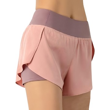 S-SportPlus+ 假兩件運動短褲 G2005001-03-03 一般  L  粉色