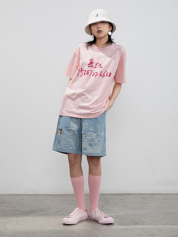 Vengeance T-Shirt 復仇T恤 粉色 無性別穿搭