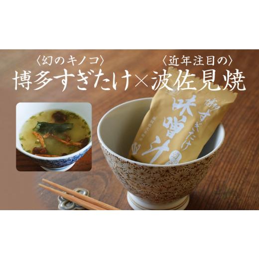 ふるさと納税 福岡県 大木町 博多すぎたけフリーズドライ味噌汁＆お椀セット　AU04