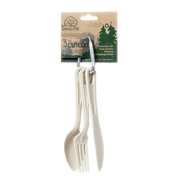 Eco SouLife  エコソウライフ  3pc Cutlery Set