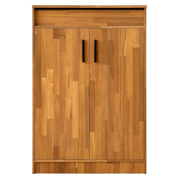 HOPMA 合馬家具 美背掀蓋式收納鞋櫃 C-S690PTK  拼版柚木  4層