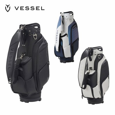 VESSEL ベゼル ゴルフ メンズ キャディバッグ キャディーバッグ カート APX Staff 4.8kg 9型 6分割 口枠 おすすめ おしゃれ 高級 8730120 送料無料