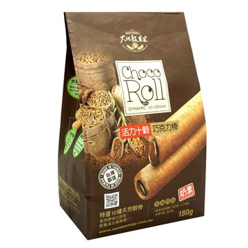 【大地榖萊寶】活力十穀巧克力棒(奶素)(180g/包)