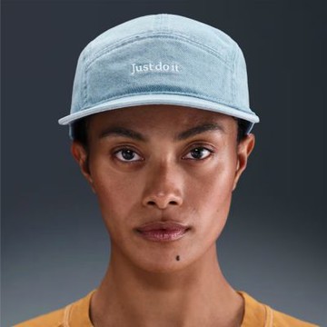 NIKE 帽子 運動帽 棒球帽 遮陽帽 丹寧 U NK FLY CAP U FB DENIM JDI L 藍 IB2345429(3734)