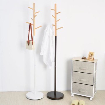 【HR安室家】無印風優雅衣帽架-LS113