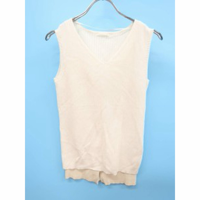 Gu ジーユー リブニットタンクトップ キャミソール二点セット 白 レディース Aランク M 委託倉庫から出荷 通販 Lineポイント最大1 0 Get Lineショッピング