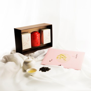 【官網限定】歡沁禮盒(東方美人30g+四季烏龍75g+凍頂烏龍原葉立體袋茶15入)-王德傳