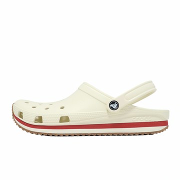 Crocs 洞洞鞋 洞洞鞋 Crocband Runner 男女鞋 卡駱班復古輕彈克駱格 極白色 2128312MD