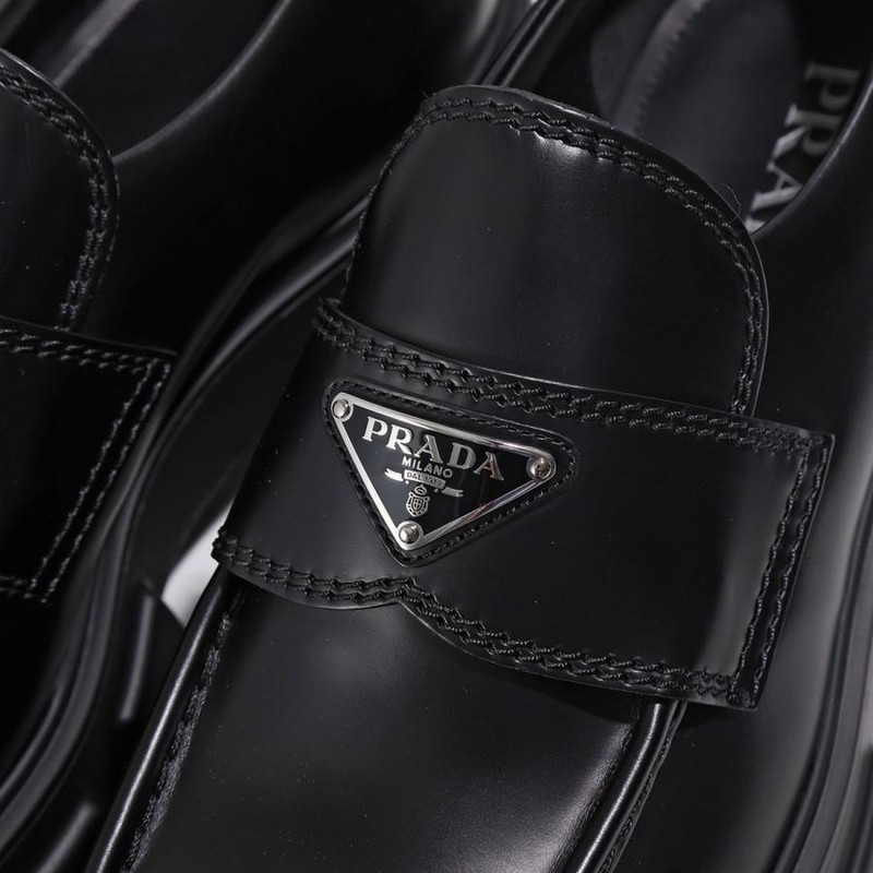 PRADA プラダ ローファー 2DE129 B4L F0002 メンズ モノリス 