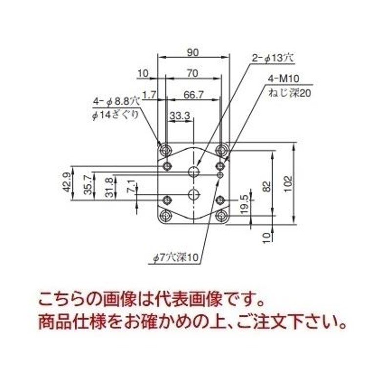 直送品】 油研工業 サブプレート CRGM-03X-50 | LINEショッピング