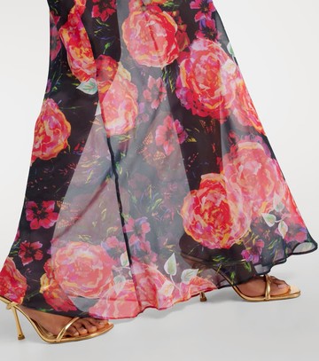 Bananhot Floral chiffon beach cover-up