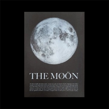 月球A3海報  THE MOON A3 Poster