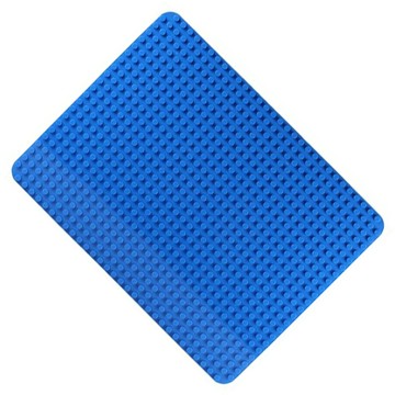 玩具閣樓 相容樂高得寶系列 大顆粒積木遊戲底板 38 x 51cm  藍色  1個