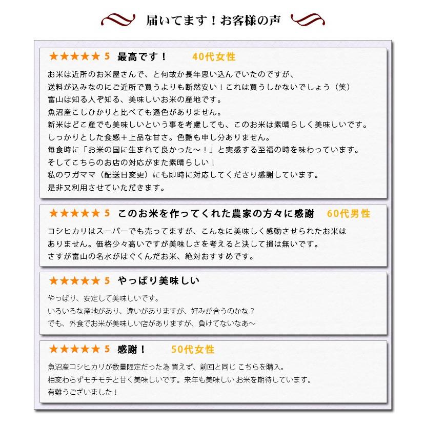 新米 お米 5kg 送料別 白米 コシヒカリ 富山県産 令和5年産 お米 5キロ あす着く食品