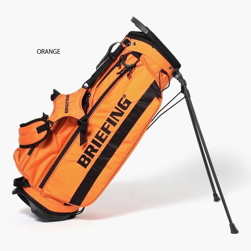 BRIEFING GOLF CADDIEBAG CR-4 #02 AIR CR ORANGE/BLACK BRG221D38 【ブリーフィング ゴルフ  キャディバッグ スタンド】 | LINEブランドカタログ