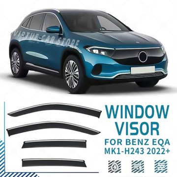 適用于港版右舵Benz EQA250 H243擋雨板雨眉晴雨擋Window visor