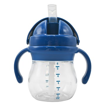 OXO tot 寶寶握吸管杯-海軍藍 適用6個月以上寶寶  150ml  1個