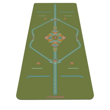 XL經典瑜伽墊-心靈花園限定墊 橄欖綠