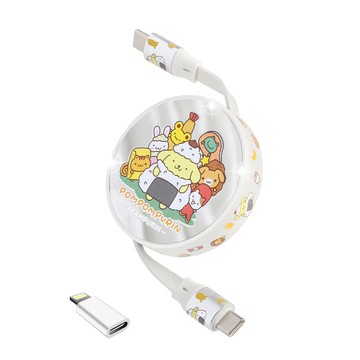 自動伸縮USB-C數據充電線 – Pompompurin