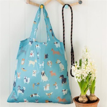 《Rex LONDON》摺疊收納購物袋(狗日常)