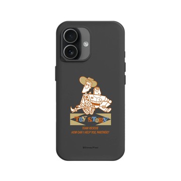 iPhone 17 SolidX 黑 - 迪士尼-玩具總動員 Toy Story - 胡迪與巴斯光年-復古風
