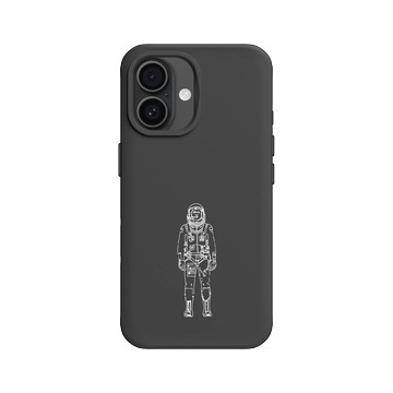 iPhone 16 SolidX 黑 - NASA - 太空宇航員 (White)