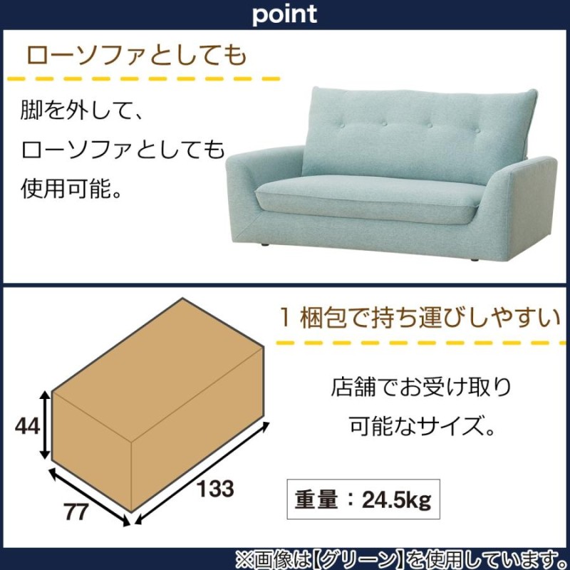 ニトリ ローソファにもなるコンパクトソファ Nパック4 | LINE