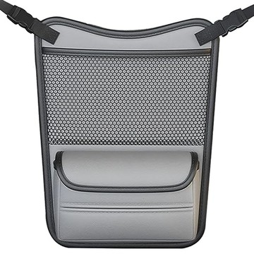 bebehome 汽車座椅中間置物收納掛袋  1個  灰色